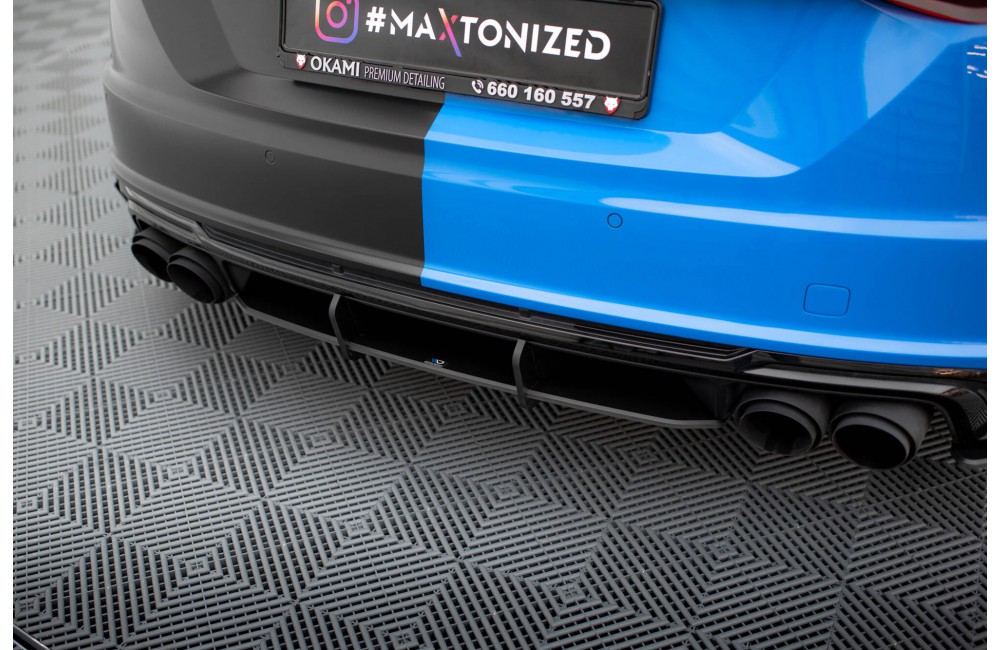 Street Pro Rear Diffuser Audi TT S 8S Facelift - Black
