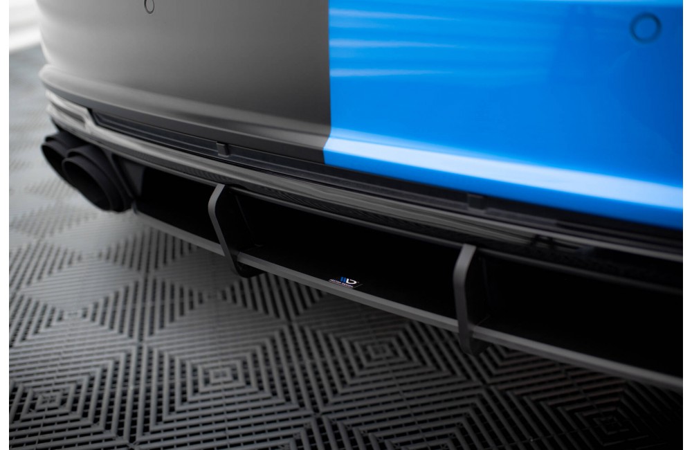 Street Pro Rear Diffuser Audi TT S 8S Facelift - Black