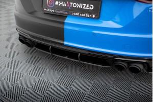 Street Pro Rear Diffuser Audi TT S 8S Facelift - Black