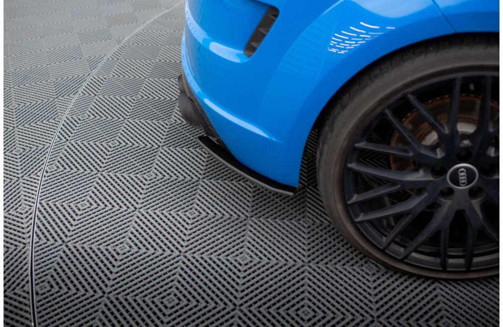 Street Pro Rear Side Splitters Audi TT S 8S Facelift - Black