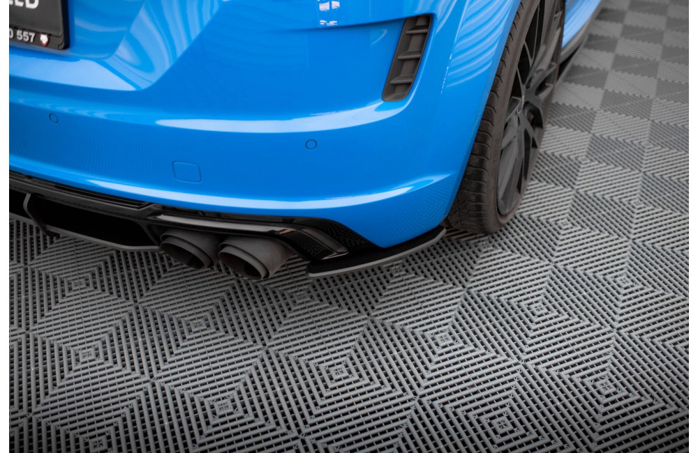 Street Pro Rear Side Splitters Audi TT S 8S Facelift - Black