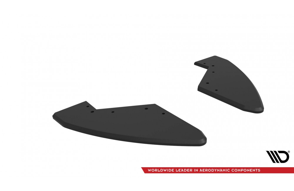 Street Pro Rear Side Splitters Audi TT S 8S Facelift - Black