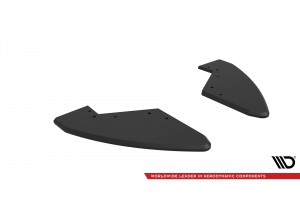 Street Pro Rear Side Splitters Audi TT S 8S Facelift - Black