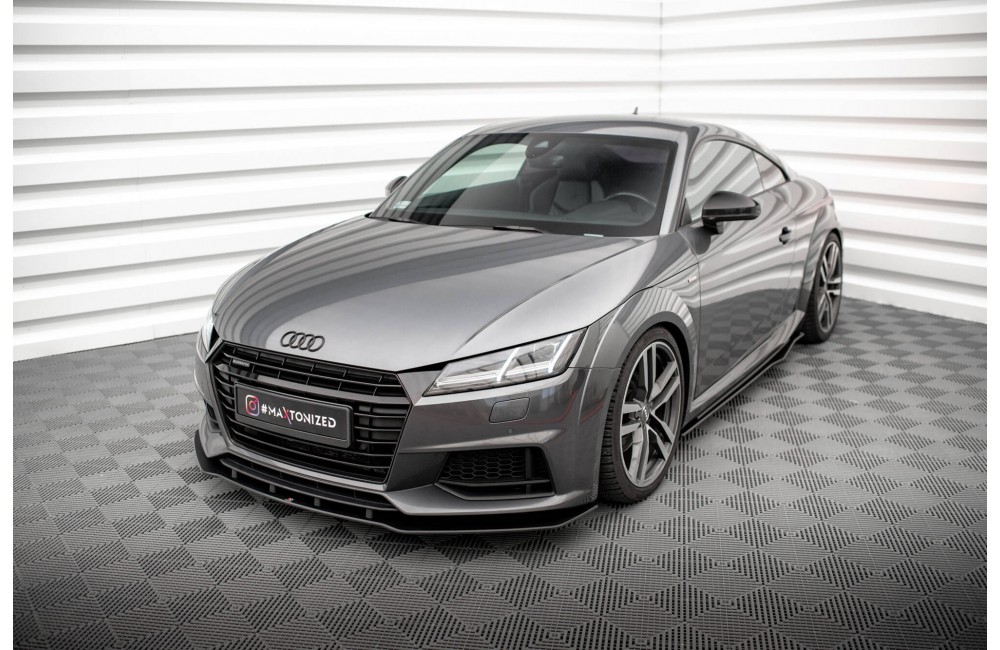 Street Pro Front Splitter Audi TT S / S-Line 8S - Black
