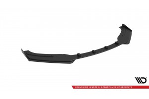 Street Pro Front Splitter + Flaps Audi TT S / S-Line 8S - Black + Gloss Flaps