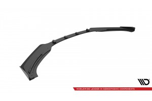 Street Pro Front Splitter + Flaps Audi TT S / S-Line 8S - Black + Gloss Flaps