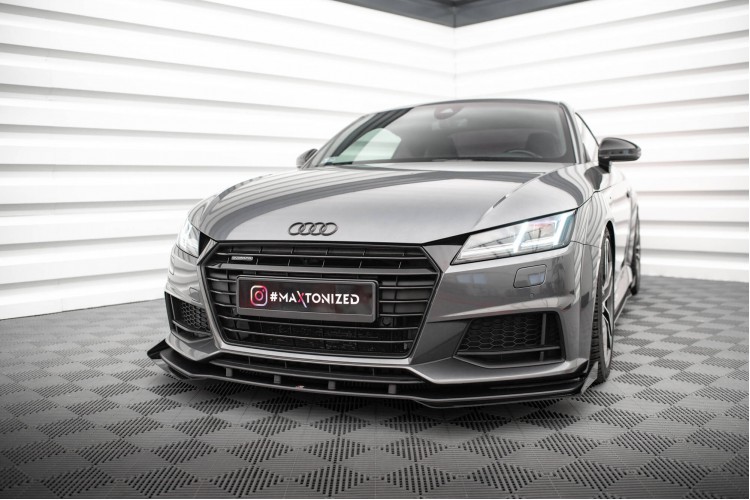 Street Pro Μπροστινή Splitter + Flaps Audi TT S / S-Line 8S