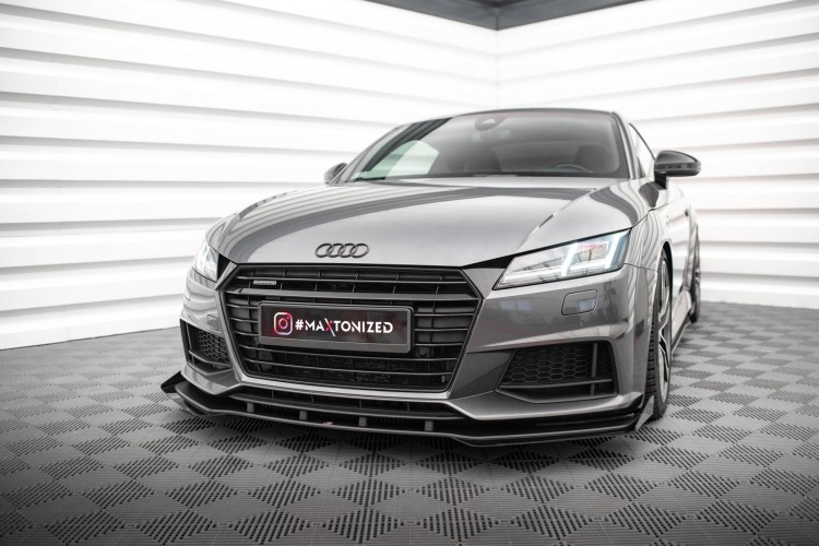 Street Pro Μπροστινή Splitter + Flaps Audi TT S / S-Line 8S
