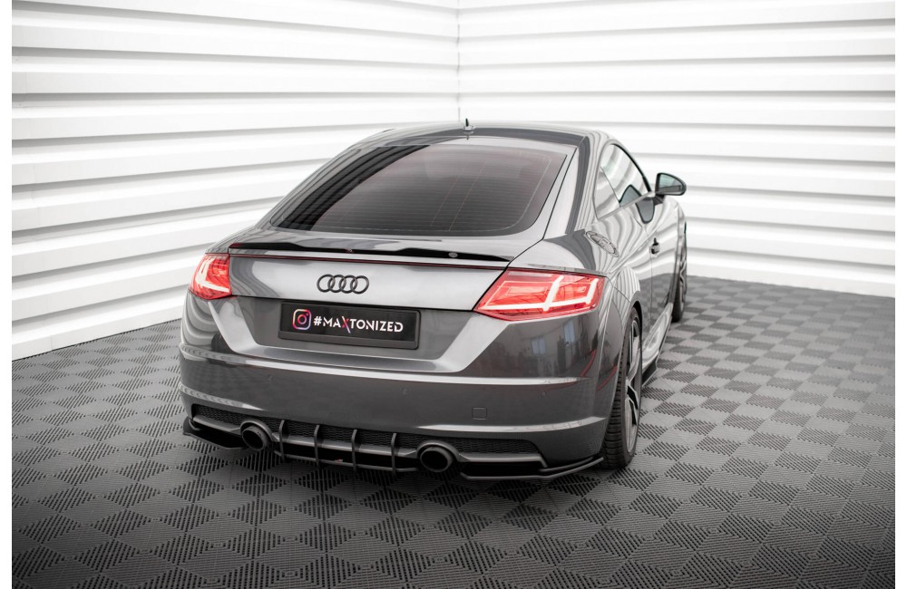 Street Pro Rear Side Splitters Audi TT S-Line 8S - Black