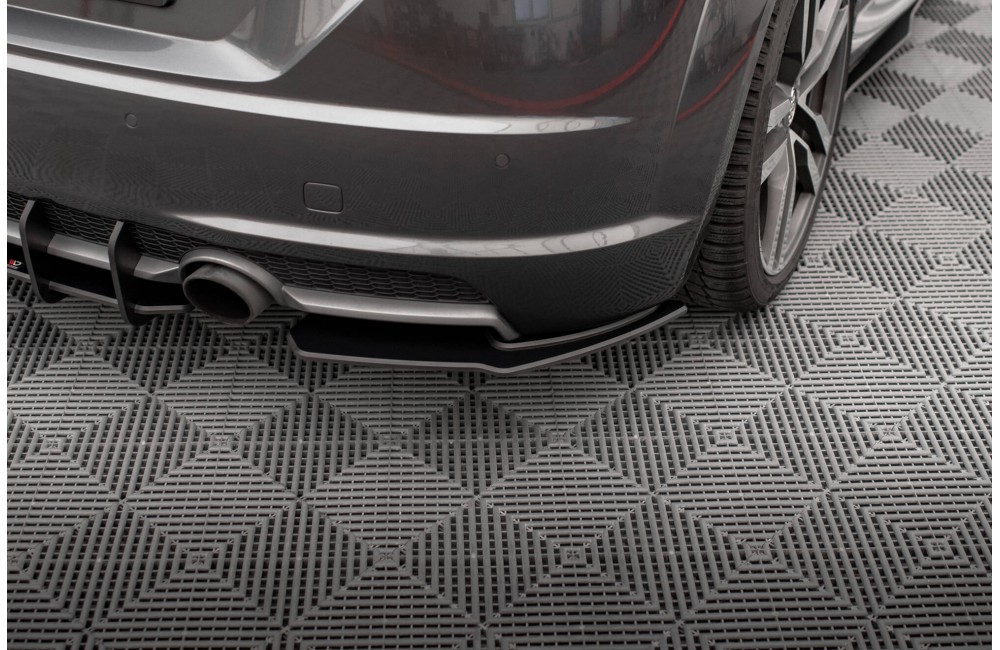 Street Pro Rear Side Splitters Audi TT S-Line 8S - Black