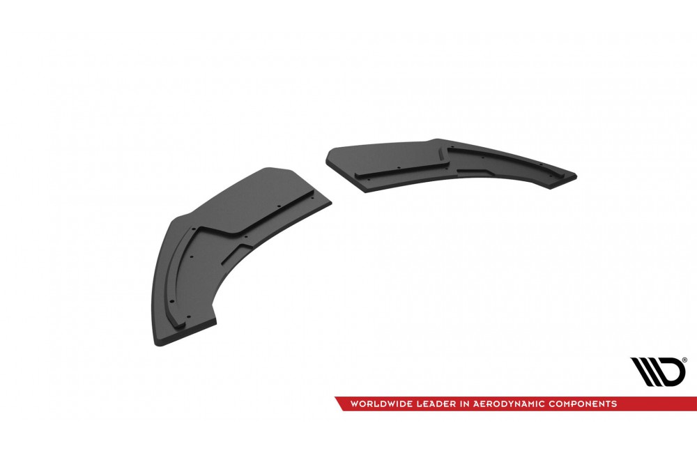 Street Pro Rear Side Splitters Audi TT S-Line 8S - Black
