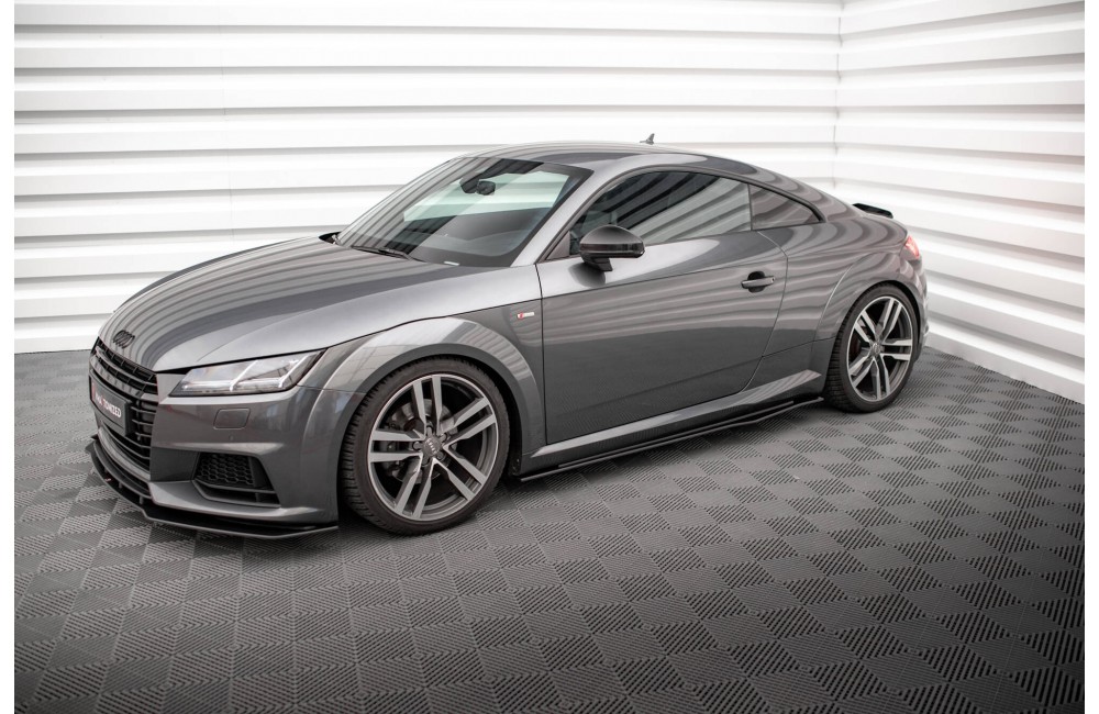 Street Pro Side Skirts Diffusers Audi TT S / S-Line 8S - Black