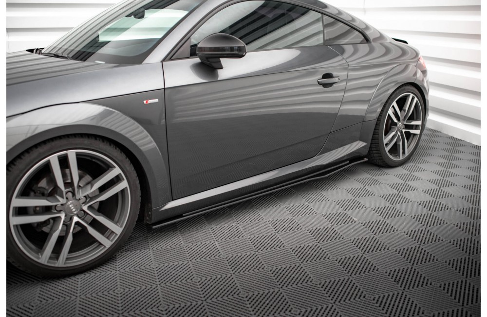 Street Pro Side Skirts Diffusers Audi TT S / S-Line 8S - Black