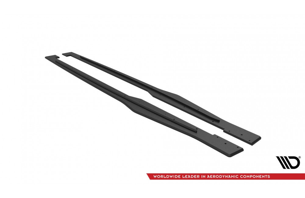 Street Pro Side Skirts Diffusers Audi TT S / S-Line 8S - Black