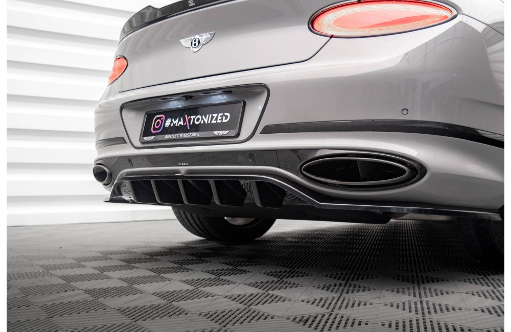 Rear Splitter (with vertical bars) Bentley Continental Convertible GT Mk3