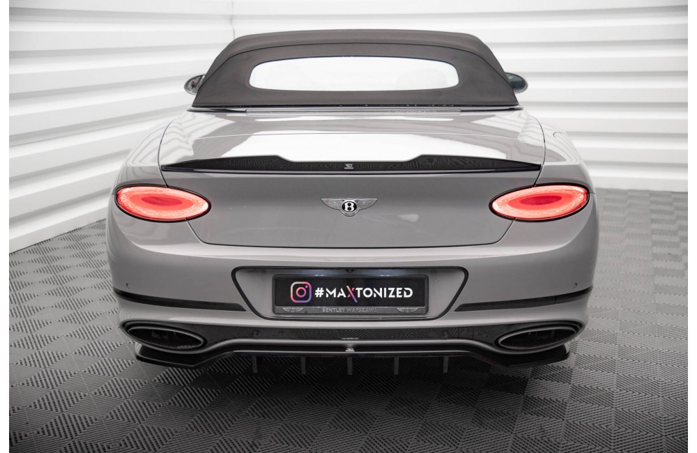 Rear Splitter (with vertical bars) Bentley Continental Convertible GT Mk3