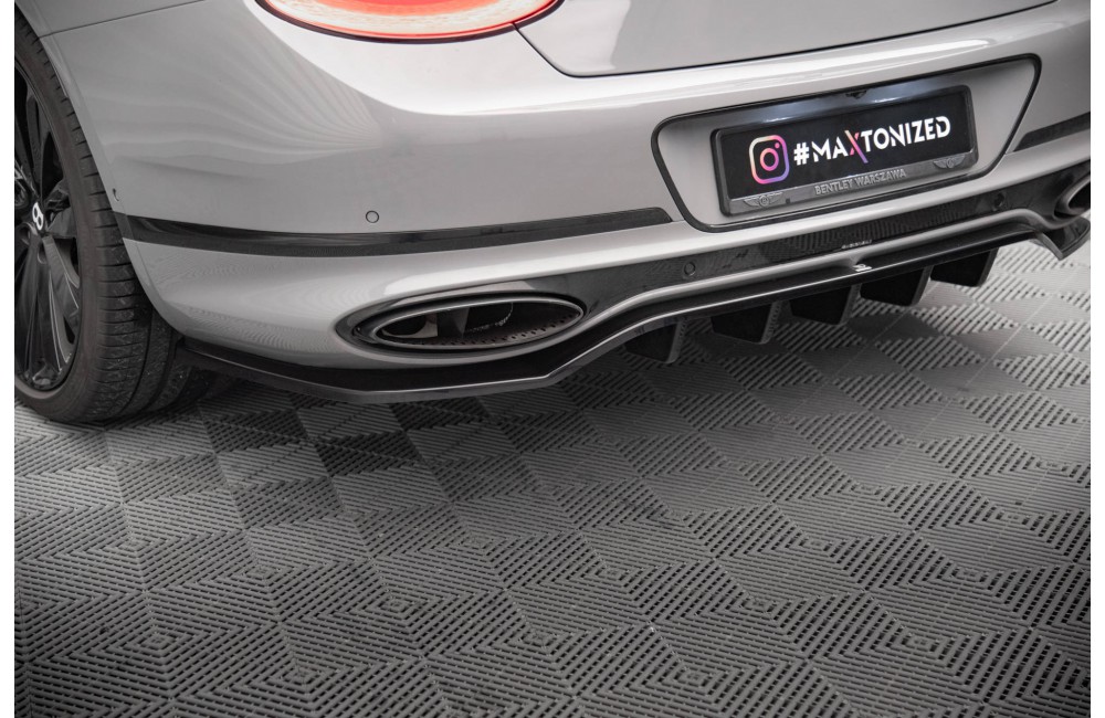 Rear Splitter (with vertical bars) Bentley Continental Convertible GT Mk3