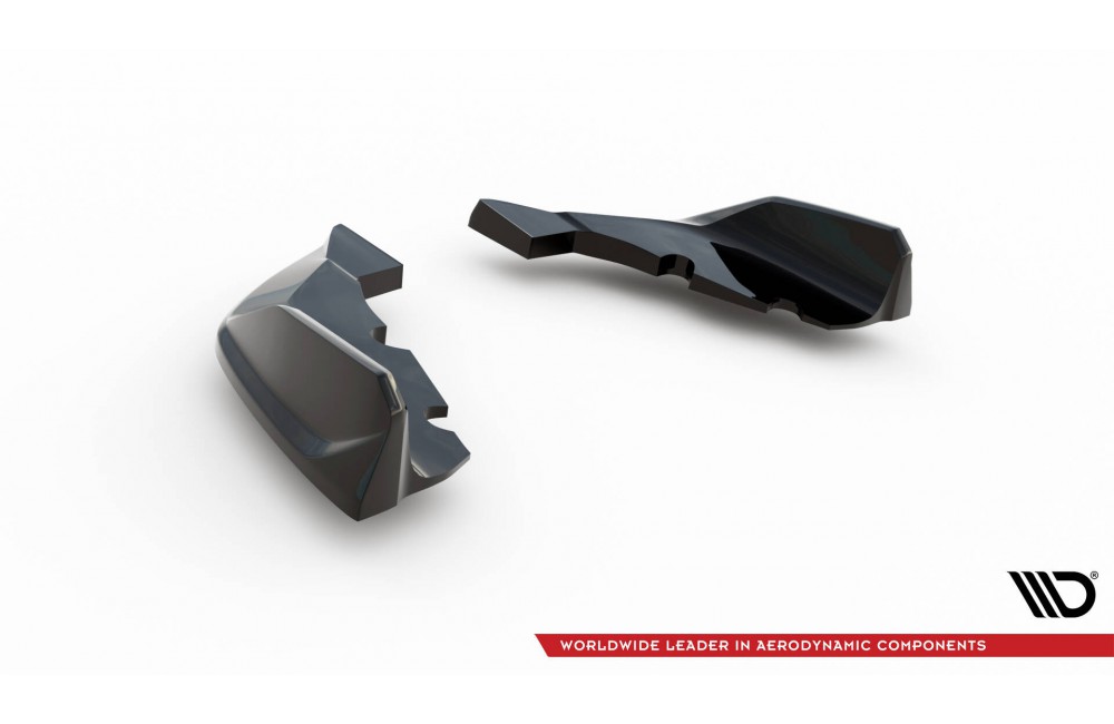 Rear Side Splitters V.8 (For rear valance v.1) BMW 1 M-Pack /  M135i / 128ti F40