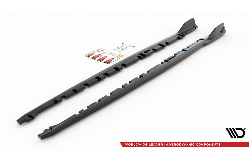 Side Skirts Diffusers V.3 for BMW 1 M-Pack/ M135i / 128ti F40 Side Skirts Diffusers V.3 for BMW 1 M-Pack/ M135i / 128ti F40
