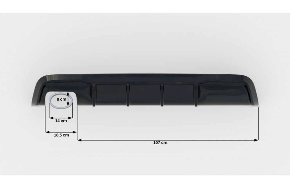 Rear Valance BMW 1 M-Pack E82