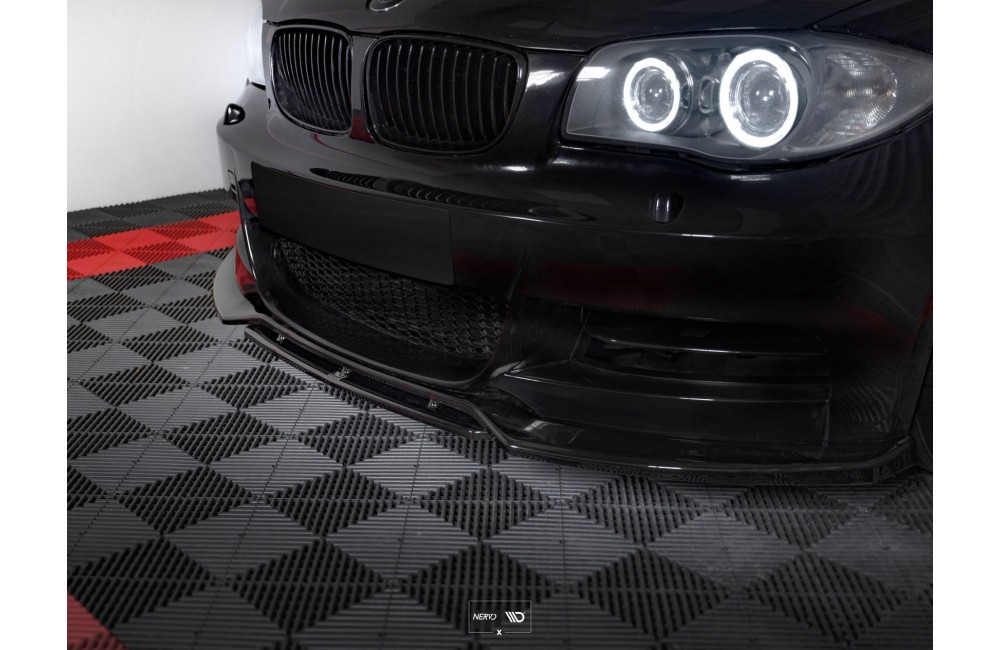 FRONT SPLITTER V.1 for BMW 1 E82 FACELIFT M-PACK