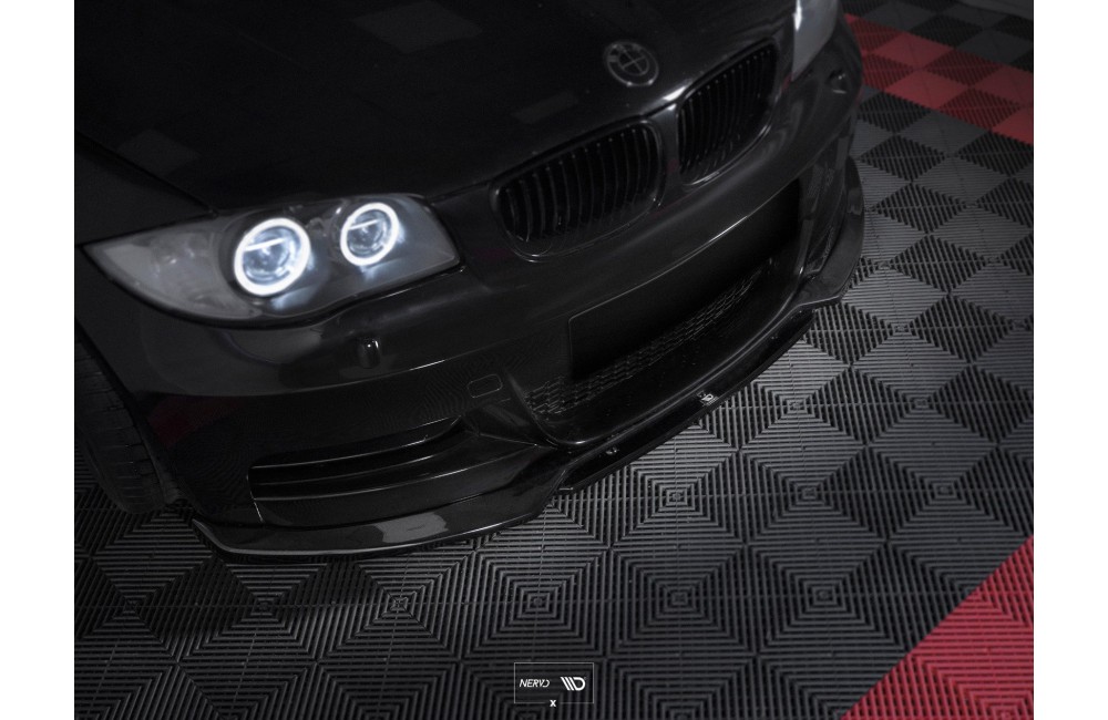 FRONT SPLITTER V.1 for BMW 1 E82 FACELIFT M-PACK
