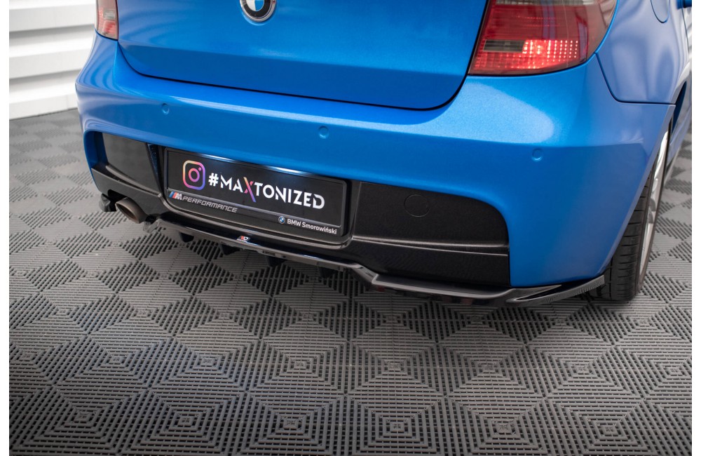 Rear Splitter (with vertical bars) BMW 1 M-Pack E87 Facelift