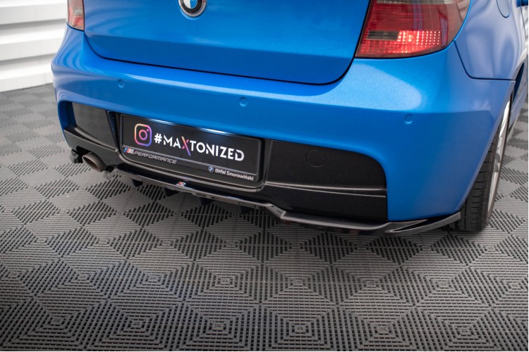 Πίσω splitter (με κατακόρυφες ράβδους) BMW 1 M-Pack E87 Facelift