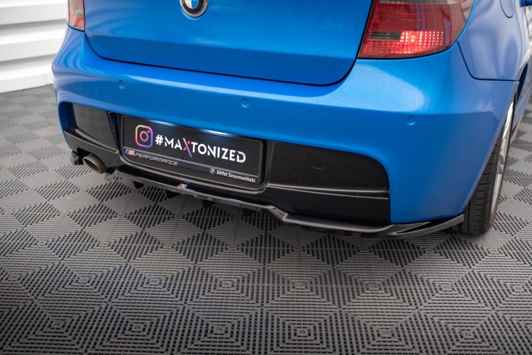 Πίσω splitter (με κατακόρυφες ράβδους) BMW 1 M-Pack E87 Facelift