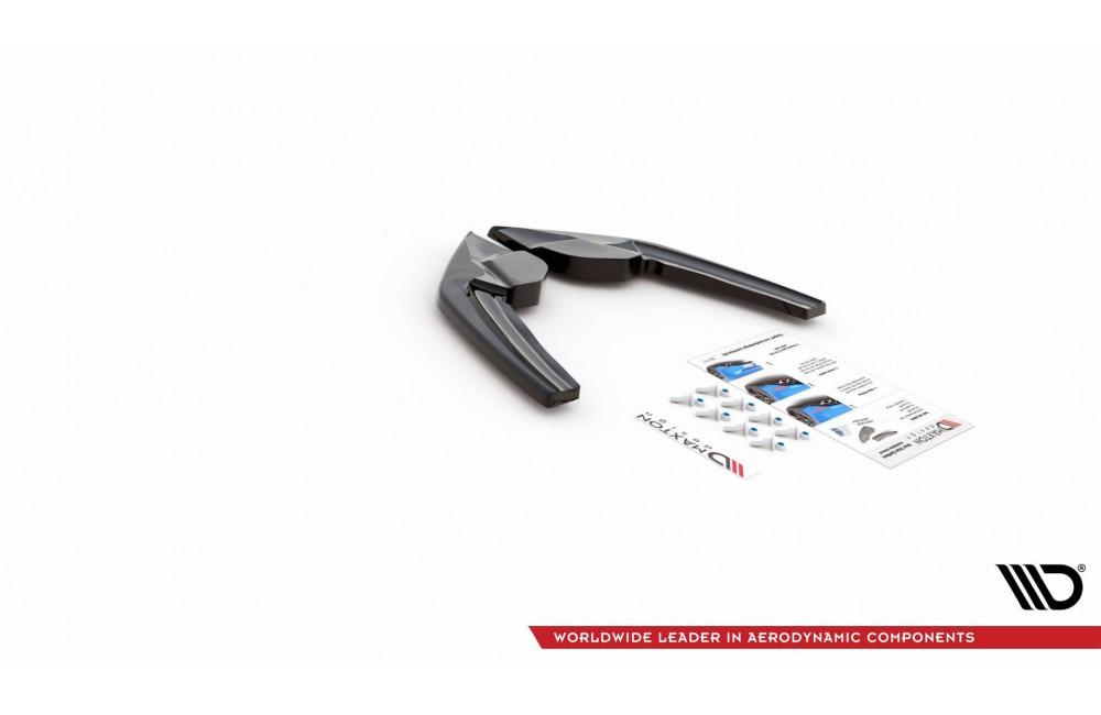 Rear Side Splitters V.2 (For rear valance v.1) BMW M135i F20