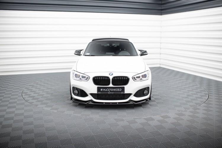 Μπροστινός Splitter V.5 + Flaps BMW 1 M-Pack / M140i F20 Facelift