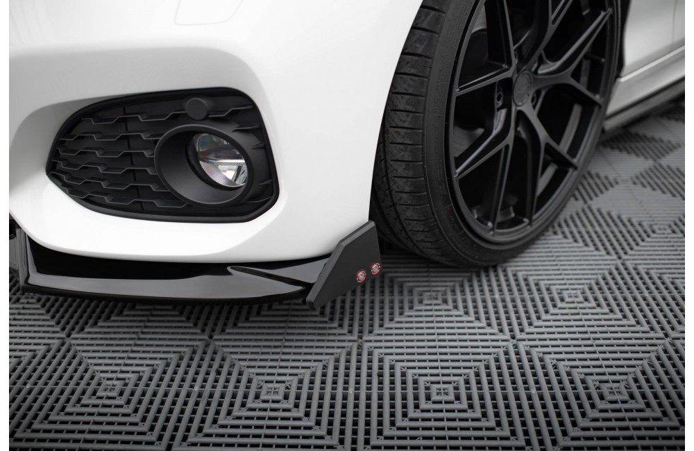 Front Splitter V.5 + Flaps BMW 1 M-Pack / M140i F20 Facelift