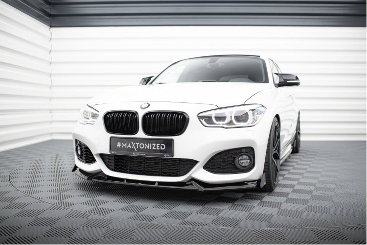Μπροστινός Splitter V.5 + Flaps BMW 1 M-Pack / M140i F20 Facelift