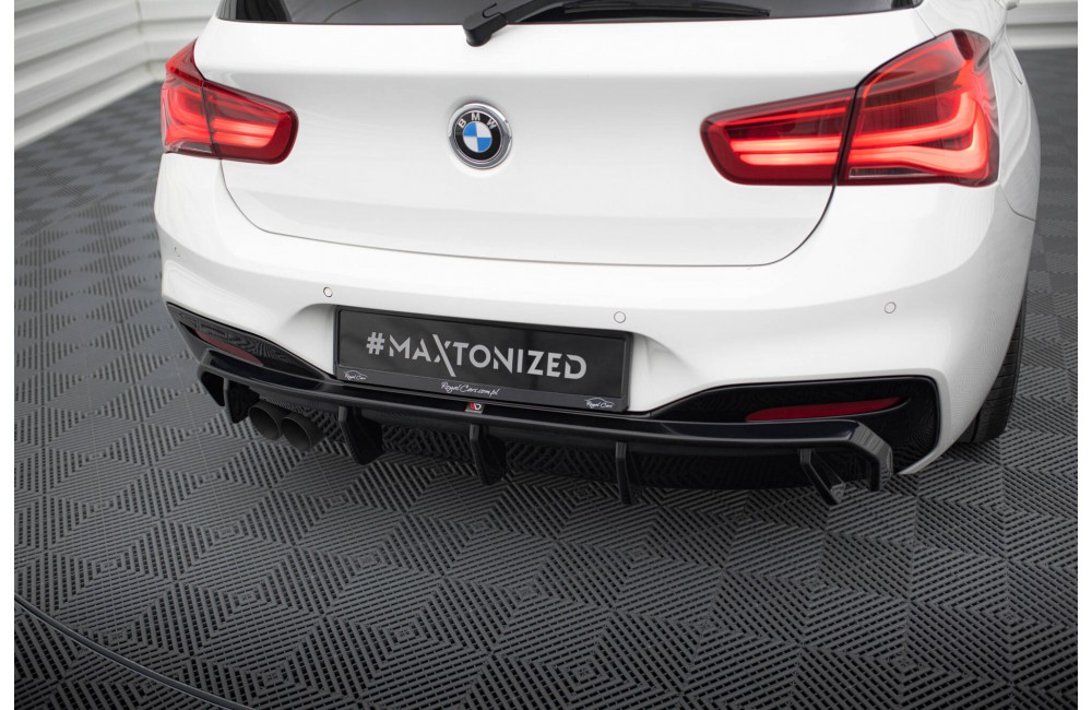 Rear Valance V.3 BMW 1 M-Pack F20 Facelift (Single side dual exhaust version)