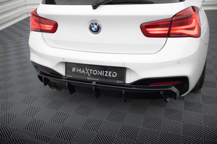 Πίσω Valance V.3 BMW 1 M-Pack F20 Facelift (Έκδοση μονής πλευράς διπλής εξάτμισης)