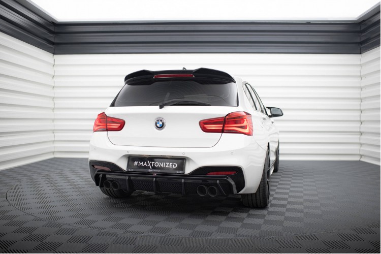 Πίσω Valance V.3 BMW 1 M-Pack / M140i F20 Facelift (Έκδοση με διπλές εξατμίσεις και στις δύο πλευρές)