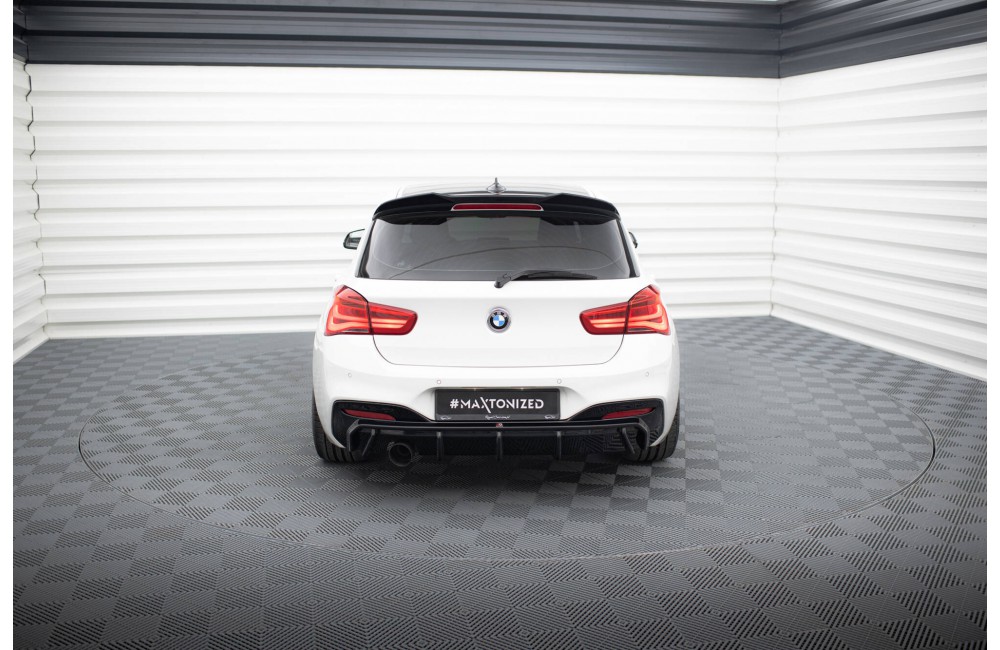 Rear Valance V.3 BMW 1 M-Pack F20 Facelift (Version with single exhaust on one side)
