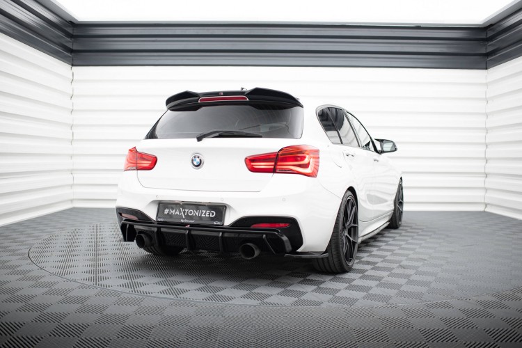 Πίσω Πλευρικοί Splitters V.5 (Για πίσω valance v.3) BMW 1 M-Pack / M140i F20 Facelift
