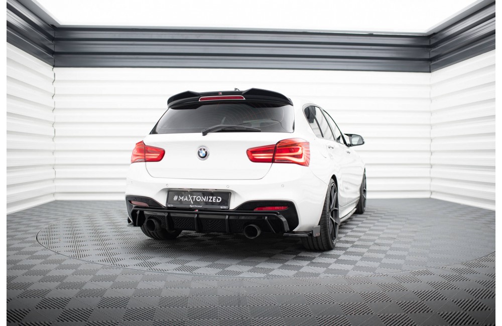 Rear Side Splitters V.5 + Flaps (For rear valance V.3) BMW 1 M-Pack / M140i F20 Facelift
