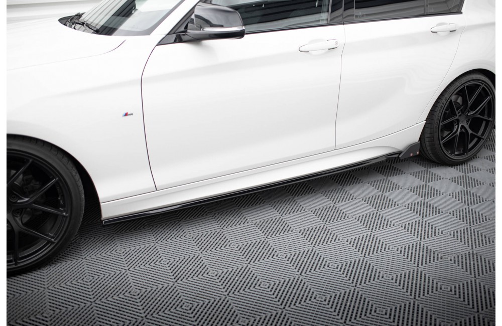 Side Skirts Diffusers V.4 + Flaps BMW 1 M-Pack / M140i F20 Facelift Side Skirts Diffusers V.4 + Flaps BMW 1 M-Pack / M140i F20 Facelift