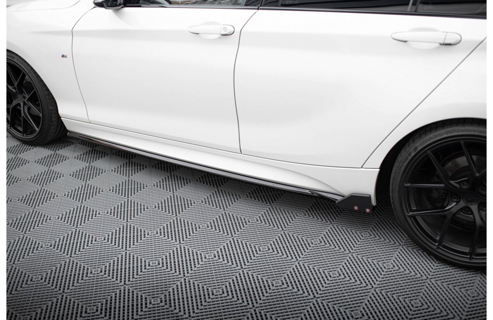 Side Skirts Diffusers V.4 + Flaps BMW 1 M-Pack / M140i F20 Facelift Side Skirts Diffusers V.4 + Flaps BMW 1 M-Pack / M140i F20 Facelift
