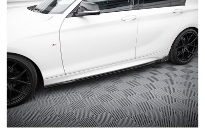 Side Skirts Diffusers V.4 + Flaps BMW 1 M-Pack / M140i F20 Facelift