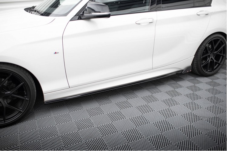 Πλευρικοί Σκίρτ Diffusers V.4 + Flaps BMW 1 M-Pack / M140i F20 Facelift