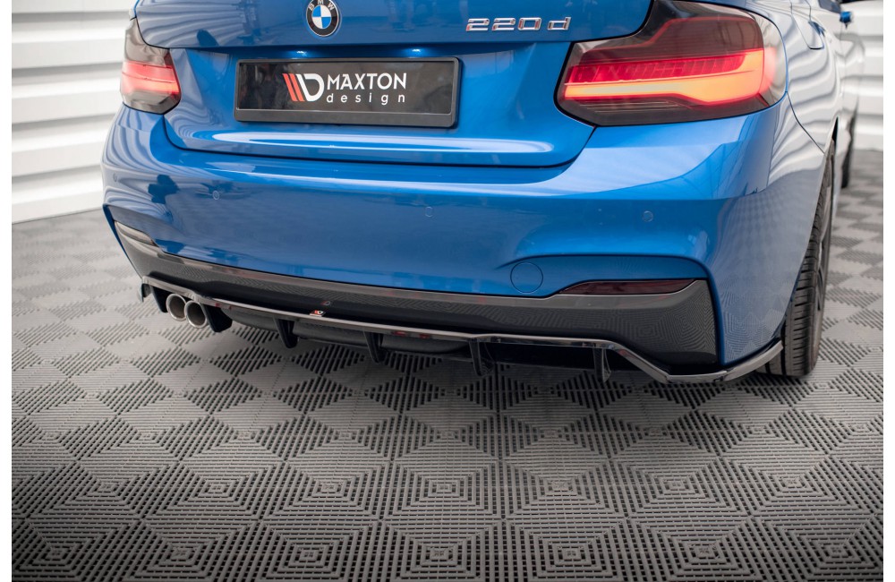 Rear Splitter (with vertical bars) BMW 2 M-Pack F22