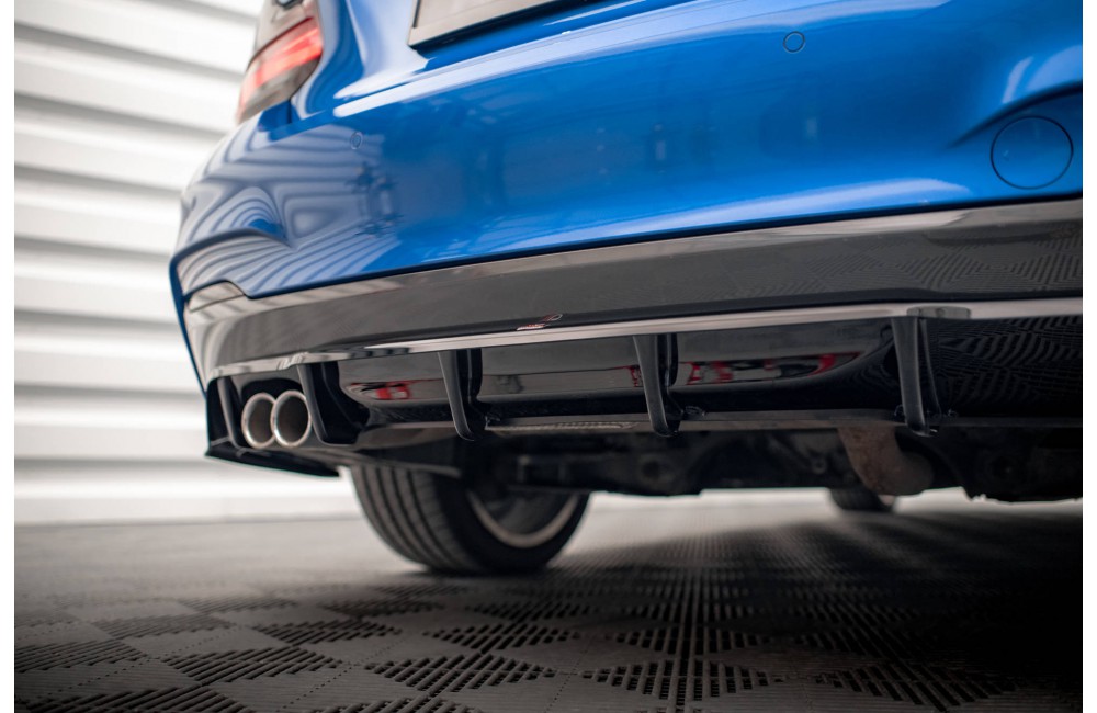 Rear Splitter (with vertical bars) BMW 2 M-Pack F22