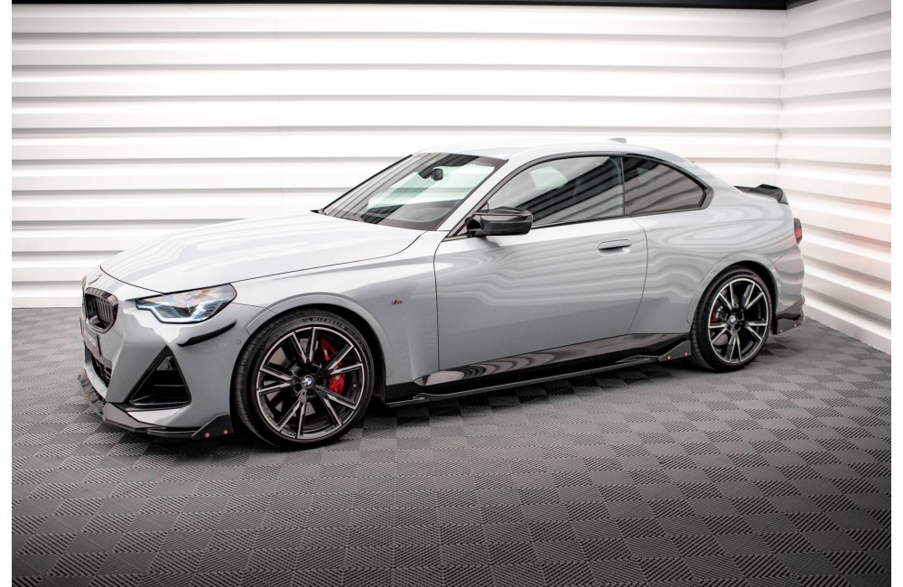 Side Skirts Diffusers V.2 + Flaps BMW 2 Coupe M-Pack / M240i G42 Side Skirts Diffusers V.2 + Flaps BMW 2 Coupe M-Pack / M240i G42