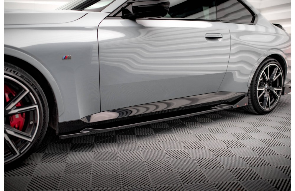 Side Skirts Diffusers V.2 + Flaps BMW 2 Coupe M-Pack / M240i G42 Side Skirts Diffusers V.2 + Flaps BMW 2 Coupe M-Pack / M240i G42