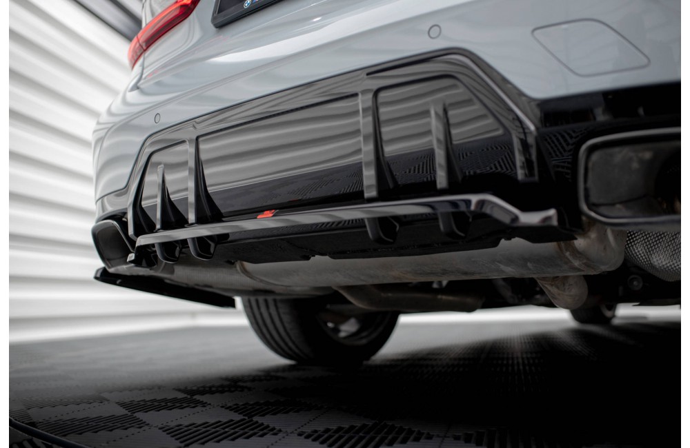 Rear Splitter (with vertical bars) V.1 BMW M340i G20 / G21 Facelift