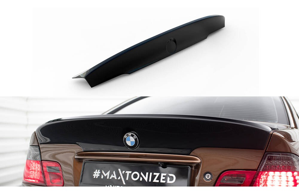 REAR SPOILER / LID EXTENSION BMW 3 E46 COUPE < M3 CSL LOOK > (FOR PAINTING) REAR SPOILER / LID EXTENSION BMW 3 E46 COUPE < M3 CSL LOOK > (FOR PAINTING)