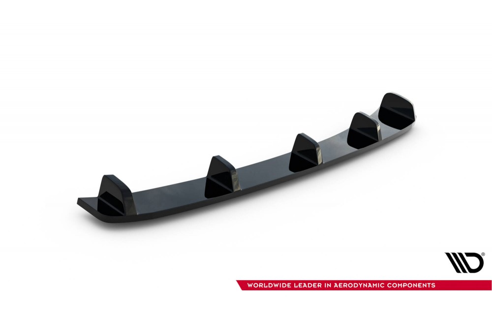 Rear Splitter BMW 3 E46 MPACK COUPE (with vertical bars)